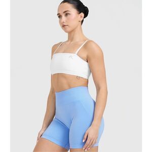 Oneractive everyday bandeau bralette brilliant white women’s M sports bra minima